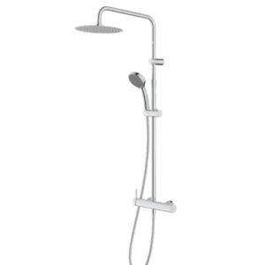 V08236B0010 COLONNA DOCCIA CON SOFFIONE D250 DOCCETTA E MISCELATORE CROMO VEMA