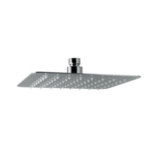 V08247B0010 SOFFIONE QUADRO 200 H2 SENZA BRACCIO CROMO VEMA