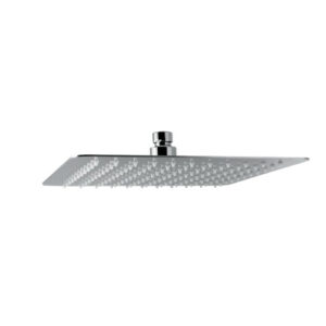 V08249B0010 SOFFIONE QUADRO 250 H2 SENZA BRACCIO CROMO VEMA