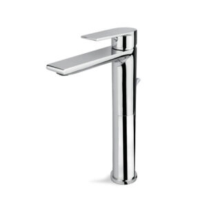 V16020B0010 RUBINETTO MISCELATORE LAVABO ALTO CON SALTERELLO TIMEA CROMO VEMA