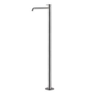 V17045AC005 RUBINETTO MISCELATORE LAVABO A PAVIMENTO TIBER ACCIAIO INOX VEMA