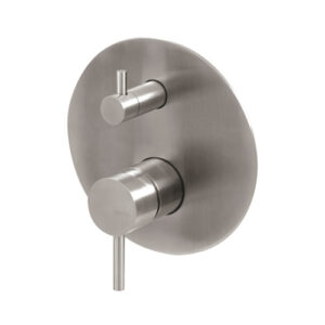 V17142AC005 MISCELATORE INCASSO DOCCIA CON DEVIATORE MECCANICO TIBER ACCIAIO INOX VEMA