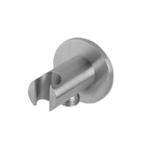 V17173AC005 PRESA ACQUA CON SUPPORTO DOCCIA TONDA ACCIAIO INOX VEMA