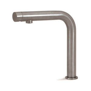 V20450AC005 RUBINETTO MISCELATORE LAVELLO D.40 COMANDO FRONTALE ACCIAIO INOX VEMA