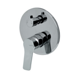 V22142B0010 MISCELATORE INCASSO VASCA CON DEVIATORE MECCANICO PARANA' CROMO VEMA