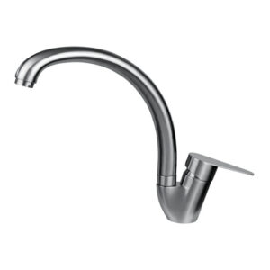 V23070AC005 MISCELATORE LAVELLO CANNA GIREVOLE VENEZIA ACCIAIO INOX VEMA