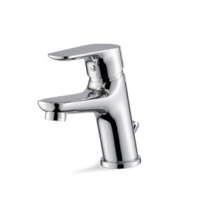 V24010B0010 RUBINETTO MISCELATORE LAVABO CON SALTERELLO INDO CROMO VEMA