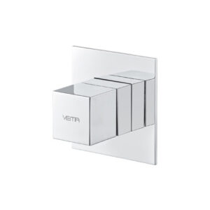 V25120B0010 DEVIATORE INCASSO 3 USCITE QUADRO CROMO VEMA