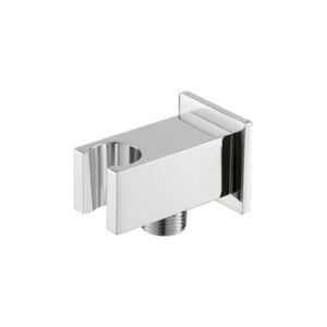 V25174B0010 PRESA ACQUA QUADRA CON SUPPORTO FRONTALE CROMO VEMA