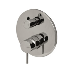 V27142B0010 MISCELATORE INCASSO VASCA CON DEVIATORE MECCANICO MAIRA CROMO VEMA