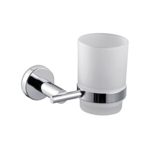 V27300B0010 SUPPORTO CON BICCHIERE A MURO CROMO VEMA