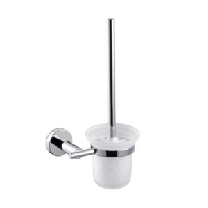 V27340B0010 PORTA SCOPINO COMPLETO A MURO CROMO VEMA