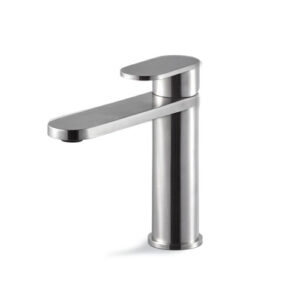 V28011AC005 RUBINETTO MISCELATORE LAVABO SENZA SCARICO AYAS STEEL ACCIAIO INOX VEMA