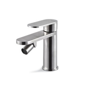 V28071AC005 RUBINETTO MISCELATORE BIDET SENZA SCARICO AYAS STEEL ACCIAIO INOX VEMA