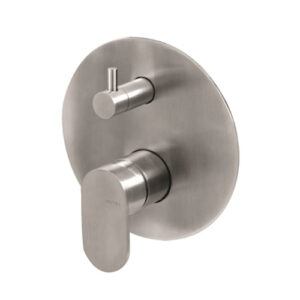 V28142AC005 MISCELATORE INCASSO DOCCIA CON DEVIATORE MECCANICO AYAS ACCIAIO INOX VEMA