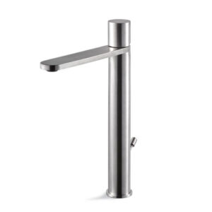 V29020AC005 RUBINETTO MISCELATORE LAVABO ALTO CON SCARICO VENY STEEL ACCIAIO INOX VEMA