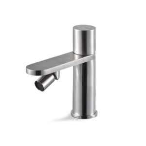V29071AC005 RUBINETTO MISCELATORE BIDET SENZA SCARICO VENY STEEL ACCIAIO INOX VEMA