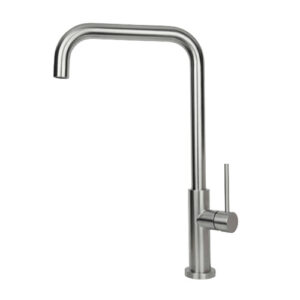 V31020AC005 RUBINETTO MISCELATORE CUCINA CANNA QUADRA GIREVOLE ACCIAIO INOX VEMA