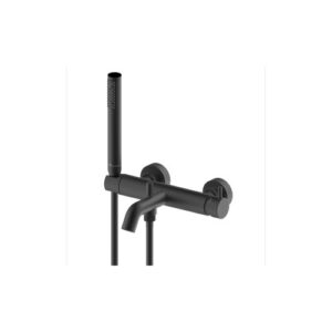 Z00724000073005 Miscelatore esterno monocomando vasca con flessibile cromolux TEO BOSSINI