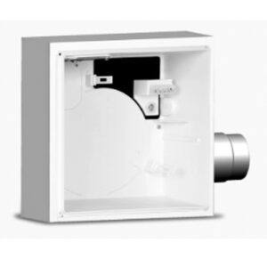 11566 Scatola incasso per Quadro Evo, valvola antifuoco K90, involucro in refrattario, scarico posteriore, estrazione seconda utenza lato destro QE-B I K90 R 2R VORTICE - immagine 1