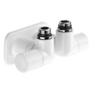 400411 Coppia di valvole high-style per termoarredi 1/2" 23 p.1,5 1,27Kv CALEFFI