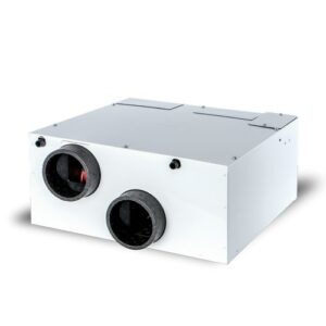 12214 Recuperatore di calore centralizzato calore ad altissimo rendimento, montaggio in controssoffitto, involucro in lamiera.dimensioni compatte. By Pass meccanico automatico. Sensore di controllo Umidità Relativa per switch automatico velocità VORT INVISIBLE MINI TOP VORTICE - immagine 1