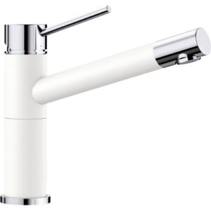 1515317 Miscelatore cucina ALTA Compact Bianco / Cromato BLANCO