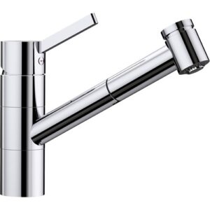 1518410 Miscelatore abbattibile sottofinestra con doccetta TIVO-S-F Cromato BLANCO - immagine 1