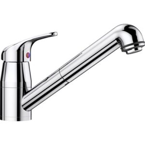 1521752 Miscelatore sottofinestra con doccetta estraibile DARAS S-F Cromato BLANCO