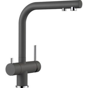 1523137 Miscelatore a 3 vie comandi ed erogatori separati FONTAS II - 3 vie - Grigio Roccia BLANCO - immagine 1