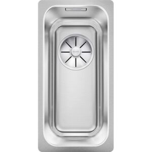 1526114 Lavello sopratop/filotop con scarico e inFino e troppopieno rettangolare 210x430mm SOLIS 180-IF BLANCO