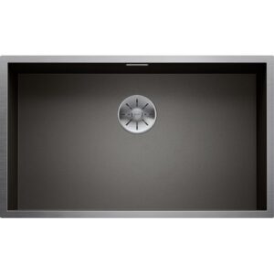 1526246 Lavello sopratop acciaio inox 730x430mm ZEROX 700-IF DARKSTEEL BLANCO