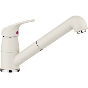 1526937 Miscelatore canna lunga con doccetta estraibile DARAS-S Soft White BLANCO