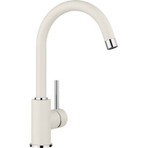 1526966 Miscelatore a canna alta  MIDA Soft White BLANCO