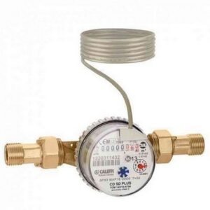 794204/C Contatore volumetrico acqua calda sanitaria (30÷90°C) 1/2" CALEFFI