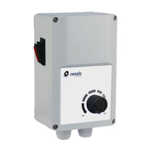 21921 Regolatore di velocità elettronico con filtro EMC, interruttore e potenziometro, per il controllo di ventilatori monofase IREM-EMC 1.5 VORTICE