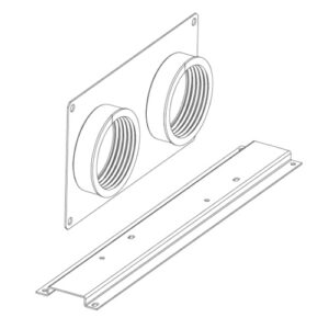 22577 Kit installazione in parallelo lineo Ø 100mm LINEO-PF 100  VORTICE