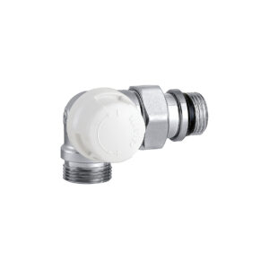 226322 Valvola termostatica doppia squadra per comando termostatico elettrotermico elettronico 3/8"- Sinistra CALEFFI