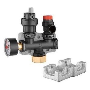 305663 Collettore portastrumenti in tecnopolimero 1'' 3 bar TÜV CALEFFI