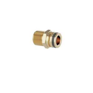 359005 Raccordo con clip di fissaggio racc. 3/4” sede piana Ø 18 CALEFFI