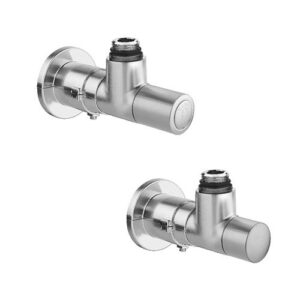 400105 Valvola termostatizzabile e detentore High-Style per termoarredi 1/2" CALEFFI