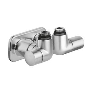 400315 Valvola termostatizzabile e detentore High-Style per termoarredi con attacco centrale 1/2" - Destra CALEFFI