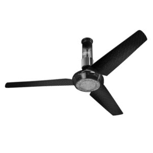 61030 Ventilatore a soffitto reversibile MOMO  design NORDIK AIR DESIGN 140-17 TRASPARENTE VORTICE