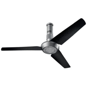 61037 Ventilatore a soffitto reversibile MOMO  design NORDIK AIR DESIGN 140-29 TITANIO VORTICE