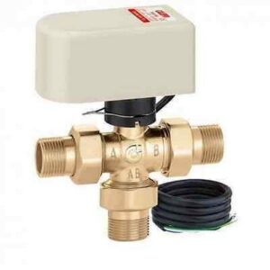 644366 Valvola a sfera a tre vie deviatrice, motorizzata 1'' 230 V CALEFFI