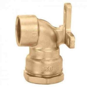 869420 DECA - Raccordo curvo femmina, con attacchi a muro Ø 20 x 1/2" F CALEFFI