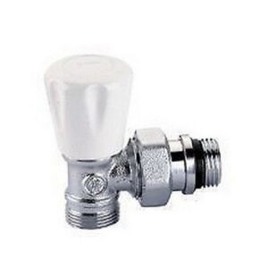 340402  1/2"  Valvola manuale per radiatori, attacchi a squadra  CALEFFI