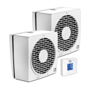 90017 Kit composto da due aspiratori serie VARIO e da un display grafico KIT VARIO 230/9" - CO2 VORTICE