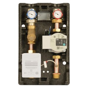 GR1CSC Gruppo di rilancio diretto predisposto per contatore e circolatore ø1" x 130mm COMPARATO