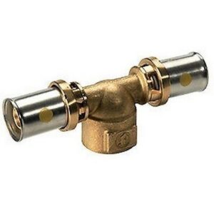 RM154-G Raccordo a T filettato F Multigas RM154Y237 1/2" x (20 x 2) GIACOMINI